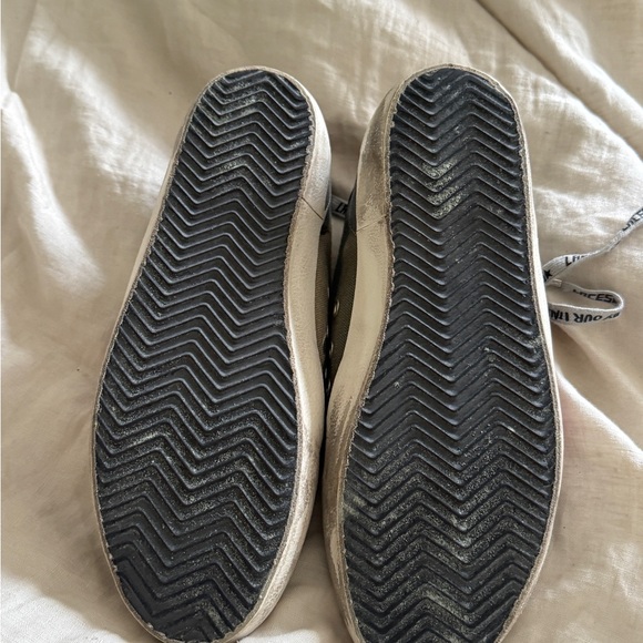 Golden Goose Women's Camouflage Low-Top Sneakers with Pink Star Size 39 - Picture 6 of 10